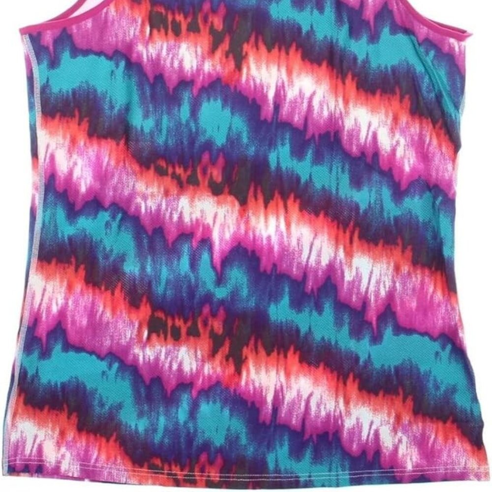 ExOfficio XL Give N Go Shelf Bra Cami Camisole Top Tie Dye Mulberry Excellent - Picture 5 of 9